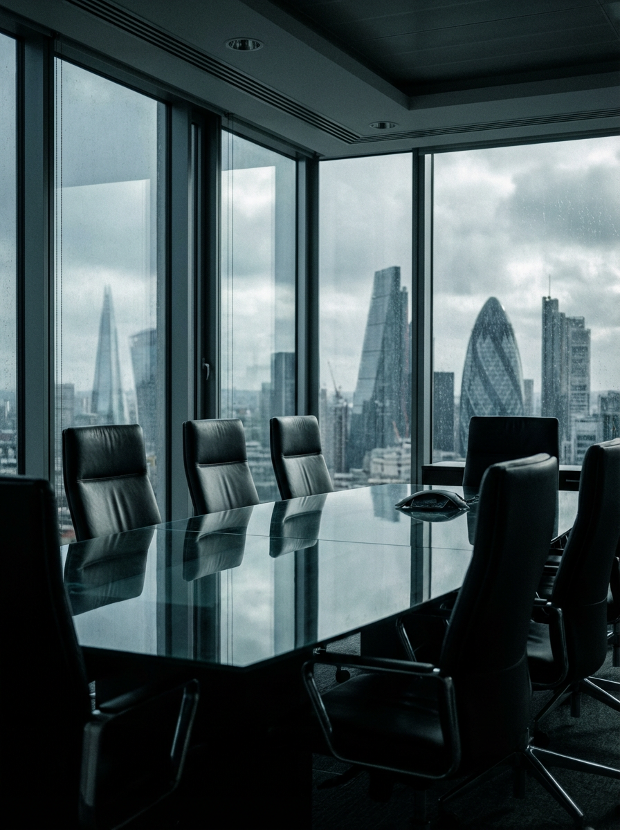 London corporate boardroom